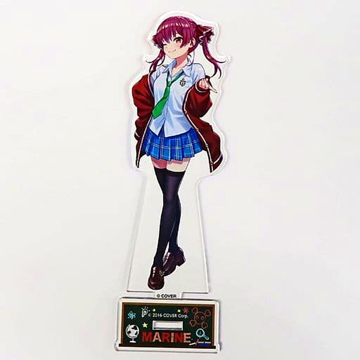 Virtual YouTuber hololive Houshou Marine Original Acrylic Stand Illustration by Morikura En FamilyMart Winter HoloMart Campaign [USED]