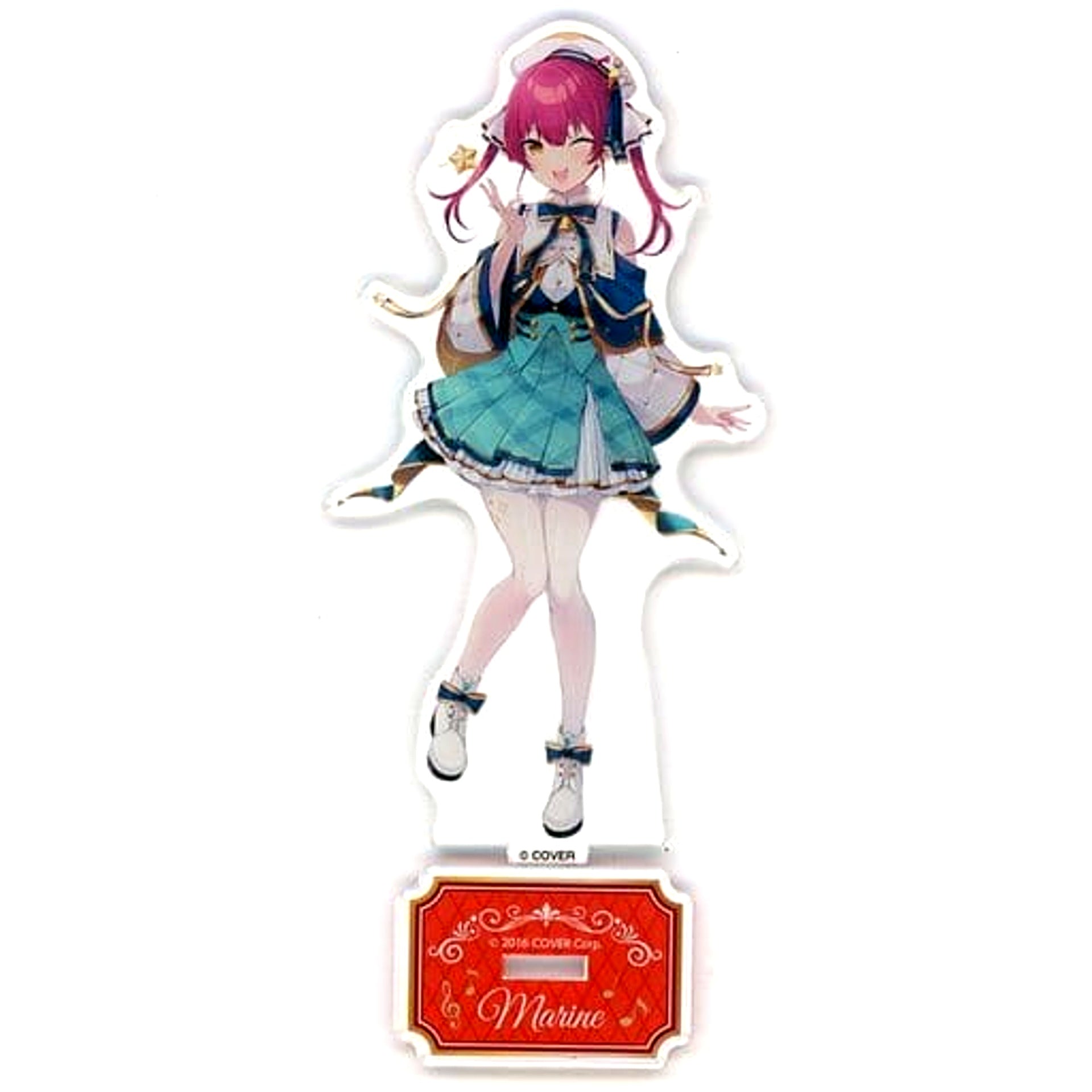 Virtual YouTuber hololive Houshou Marine Original Acrylic Stand Illustration by 6U FamilyMart Winter HoloMart Campaign [USED]