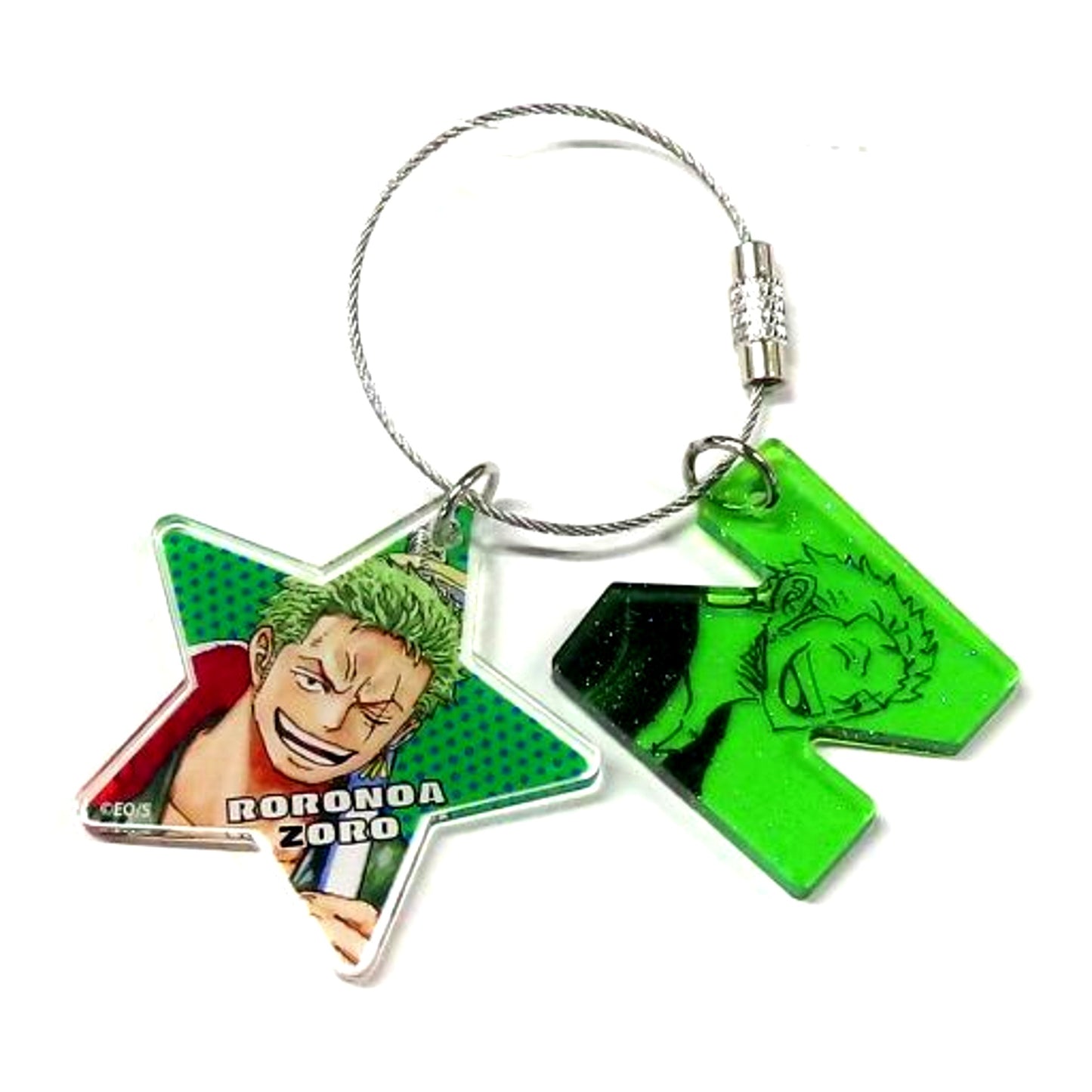 Roronoa Zoro One Piece Double Alphabet Charm [USED]