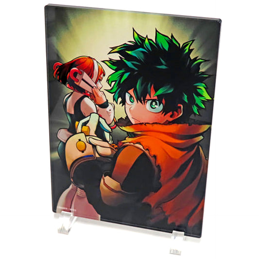 My Hero Academia Izuku Midoriya Ochaco Uraraka D Acrylic Art Weekly Shonen Jump Digital Ver. Subscribers Limited Service For All Applicants Acrylic Item [USED]