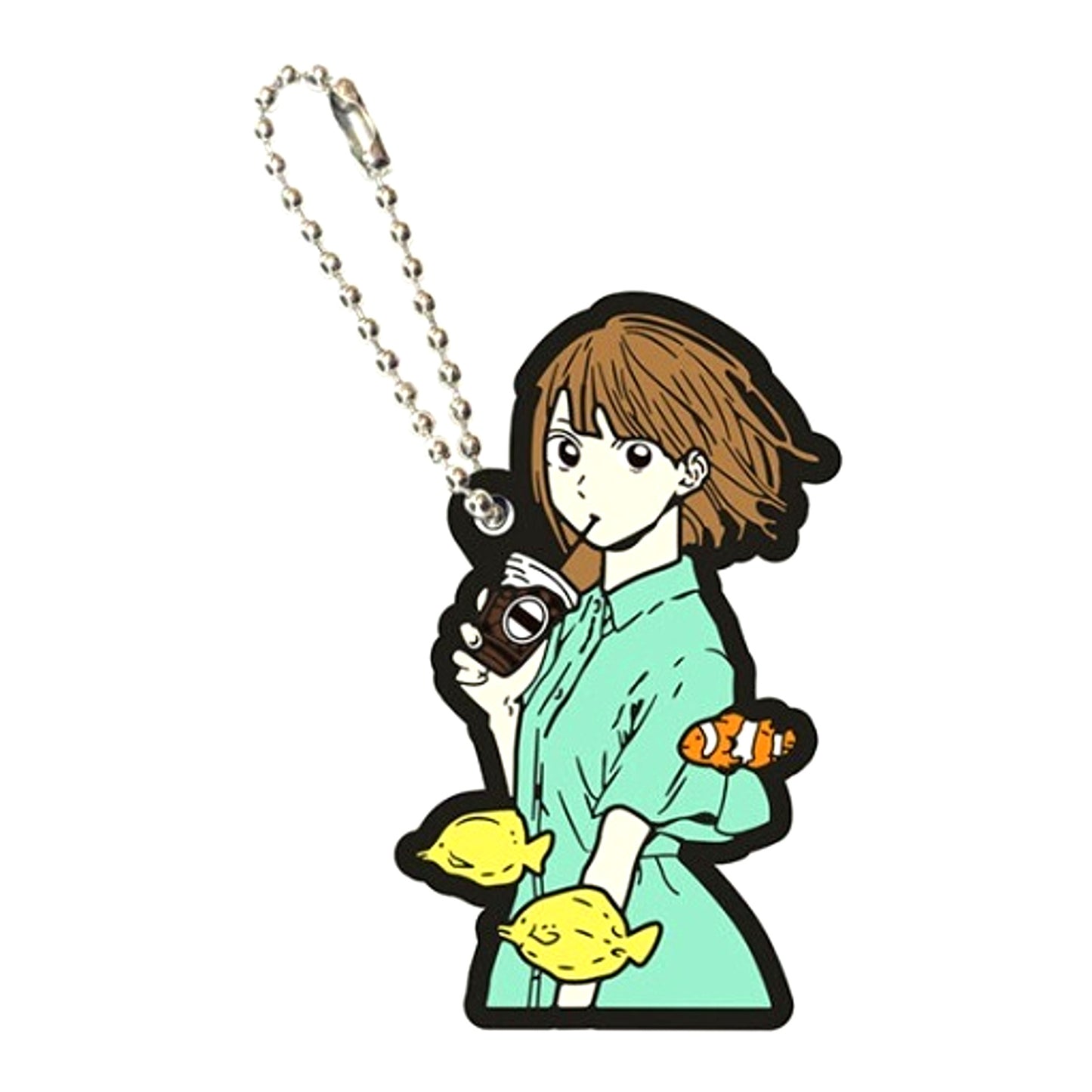 Chinatsu Kano Blue Box Capsule Rubber Mascot Aquarium [USED]
