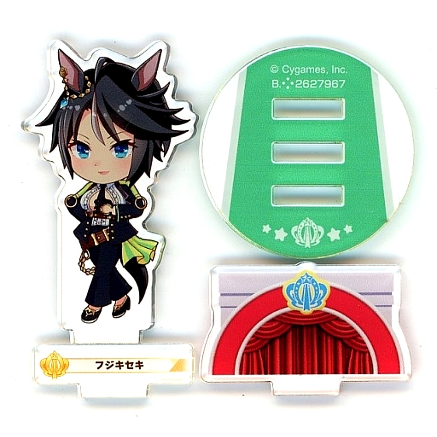 Fuji Kiseki Rare Ver. with Background Base Uma Musume Pretty Derby Pose in Paddock Acrylic Stand 3 [USED]
