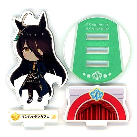 Manhattan Cafe Umamusume Pretty Derby Paddock Pose Acrylic Stand 3 Rare Background Base [USED]