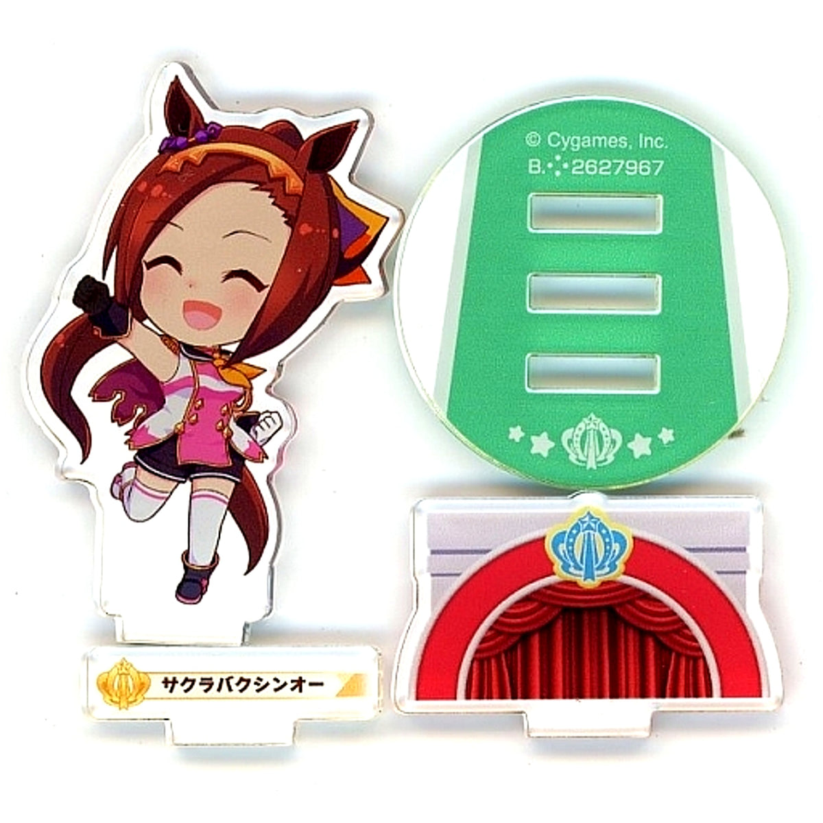Sakura Bakushin O Rare Ver. with Background Umamusume: Pretty Derby Paddock Pose Acrylic Stand 3 [USED]