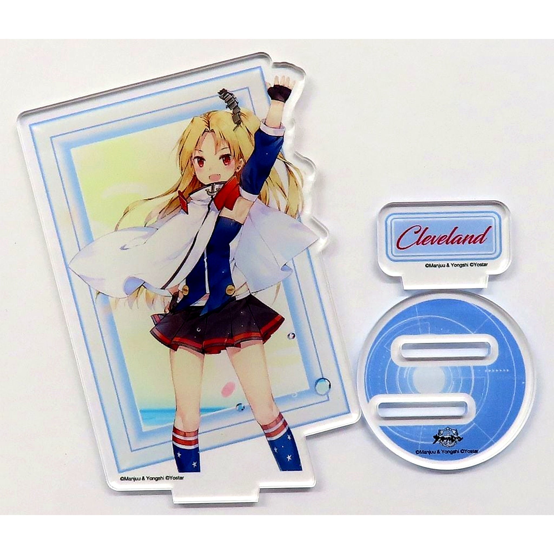 Cleveland C Prize Acrylic Stand Figure Kuji Rack Online Azur Lane Kuji [USED]