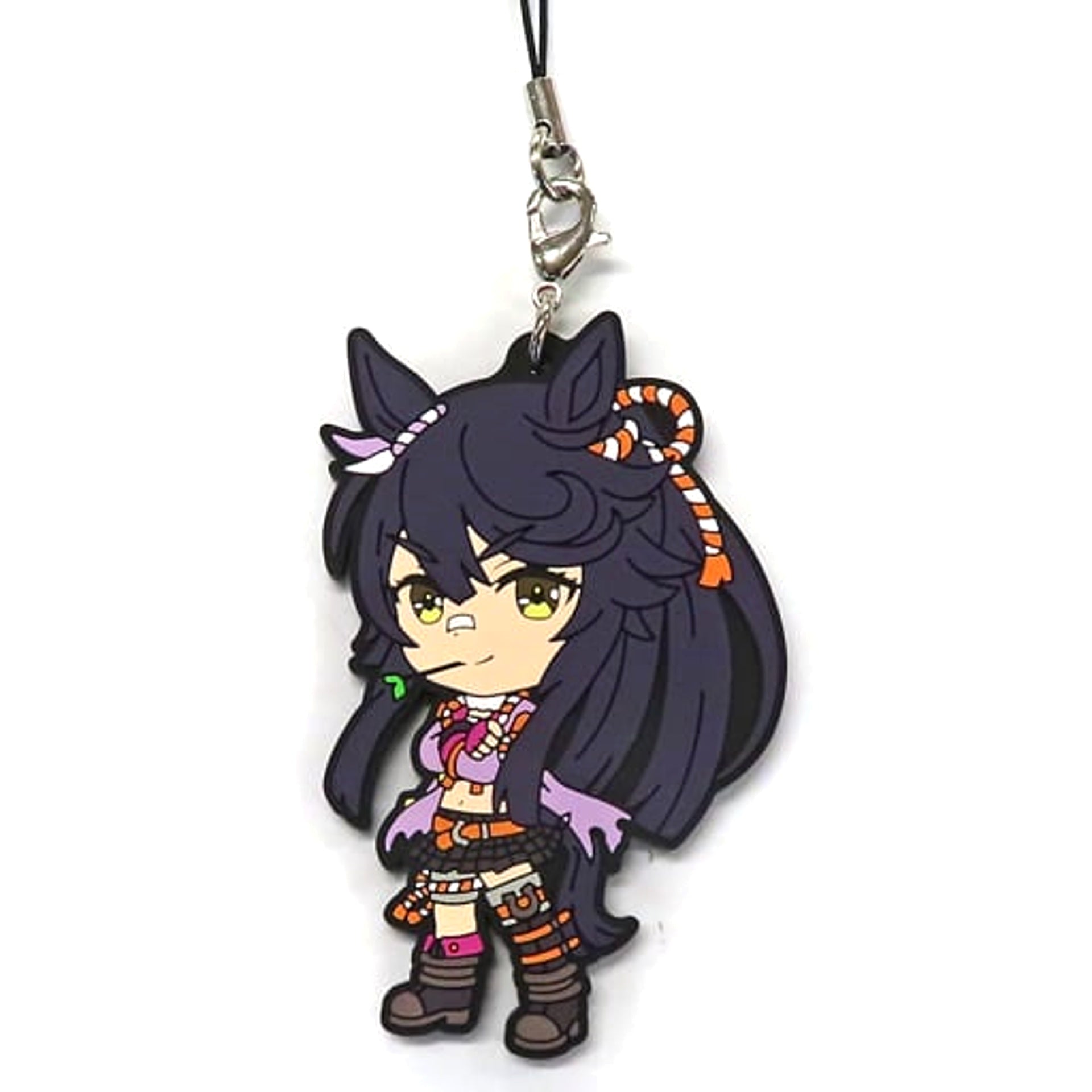 Umamusume: Pretty Derby Narita Brian Ichiban Kuji 4th Rubber Mascot Kyunchara Illustrations Prize H Keychains [USED]