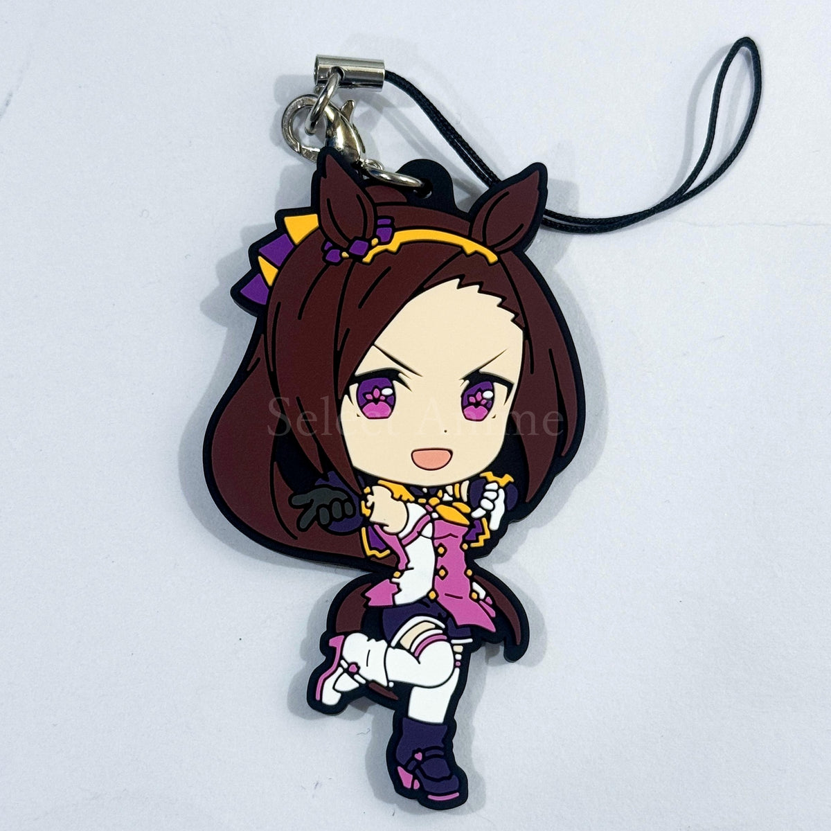 Sakura Bakushin O Umamusume: Pretty Derby Ichiban Kuji 4th Rubber Mascot Kyunchara Illustrations Prize H [USED]