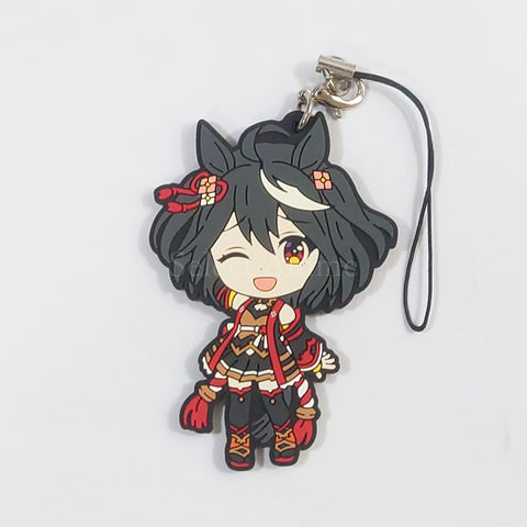 Umamusume: Pretty Derby Kitasan Black Ichiban Kuji 4th Rubber Mascot Kyunchara Illustrations Prize H Keychains [USED] — photo 1