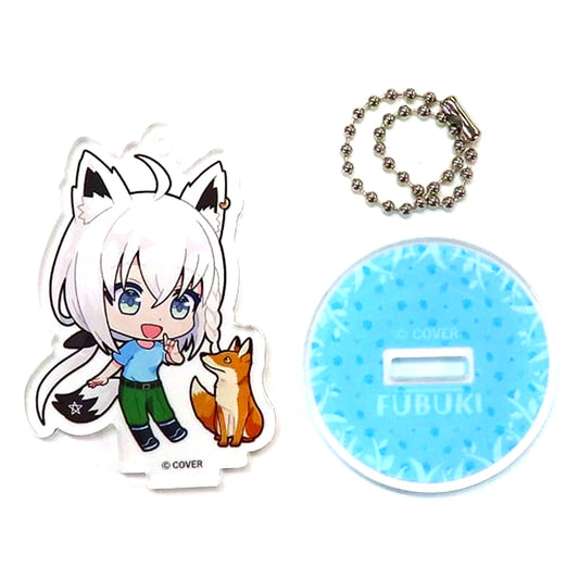 Shirakami Fubuki Trading Acrylic Stand Mini Character ver. Virtual YouTuber hololive x Tobu Zoo [USED]