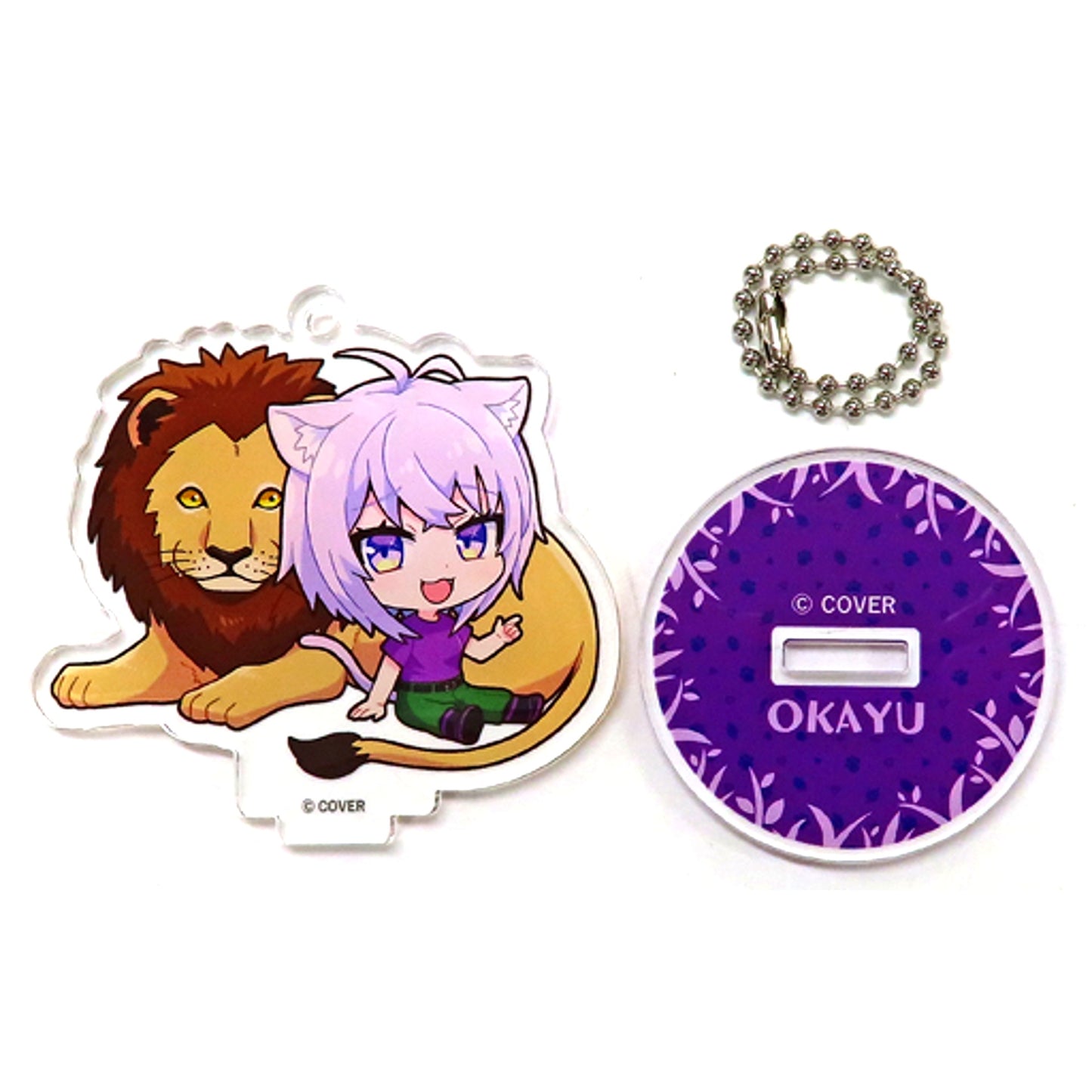 Nekomata Okayu VTuber Hololive x Tobu Zoo Trading Acrylic Stand Mini Character Ver. [USED]
