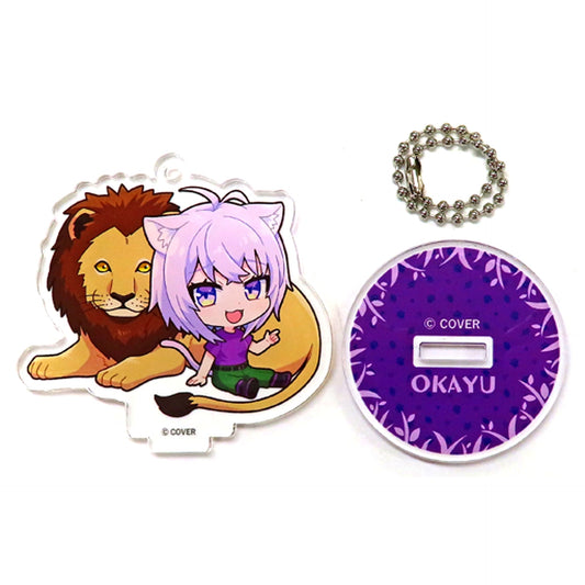 Nekomata Okayu VTuber Hololive x Tobu Zoo Trading Acrylic Stand Mini Character Ver. [USED]
