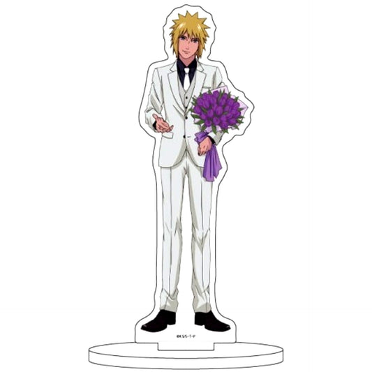 18. Minato Namikaze Flower Ver. Original Illustration Char Acrylic Figure Naruto: Shippuden [USED]