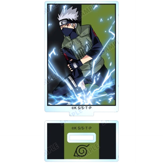 Kakashi Hatake Full Body Naruto: Shippuden Illustration Ninja Showdown Version Trading Acrylic Stand [USED]