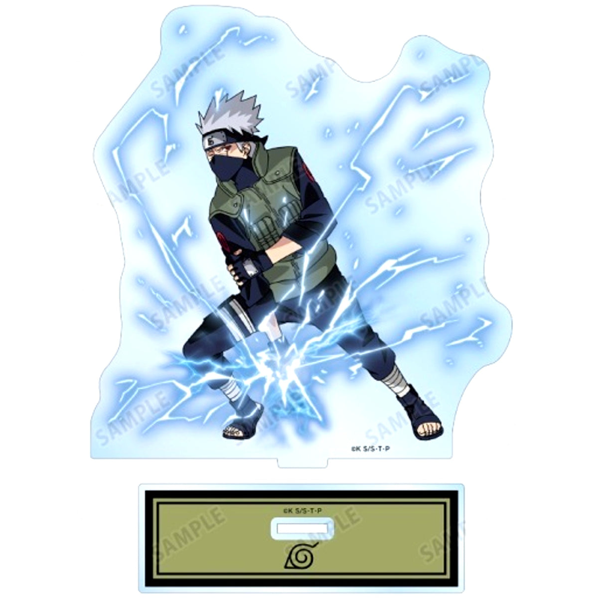 Kakashi Hatake Ninja Grand Battle Ver. Original Illustration Big Acrylic Stand Naruto: Shippuden [USED]