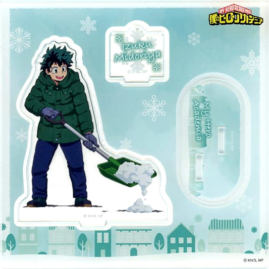 Izuku Midoriya Snow Shoveling Acrylic Stand My Hero Academia [USED]