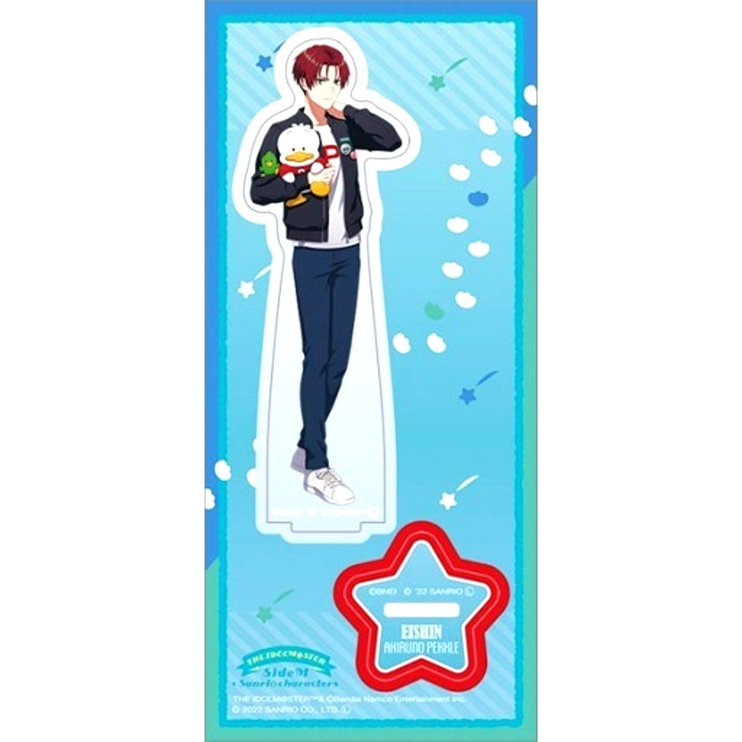 Eishin Mayumi x Ahiru no Pekkle The Idolmaster SideM x Sanrio Characters Acrylic Stand [USED]