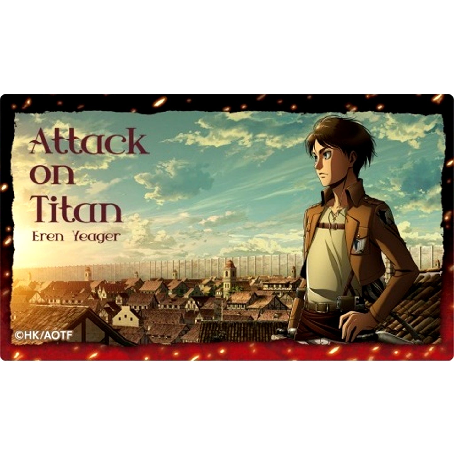 D Eren Yeager Attack on Titan Mini Acrylic Block [USED]
