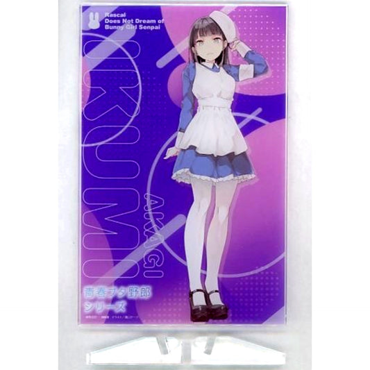 Toko Kirishima Acrylic Plate Light Novel Rascal Does Not Dream of My Student Acrylic Plate Set Bundle Bonus [USED]