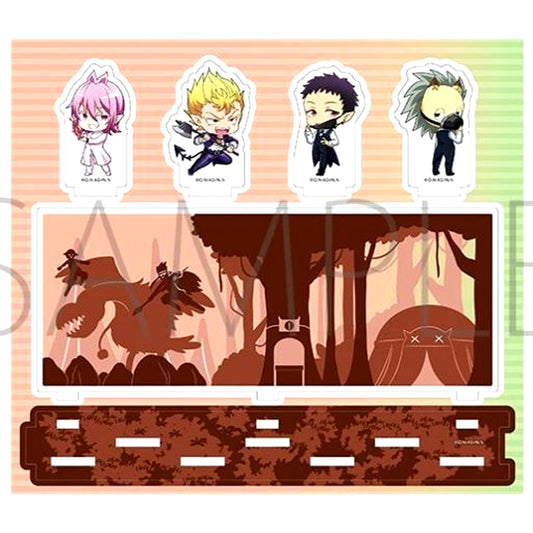 Asmodeus & Sabnock + Jazz & Allocer Harvest Festival Multi Acrylic Stand Welcome to Demon School! Iruma-kun [USED]