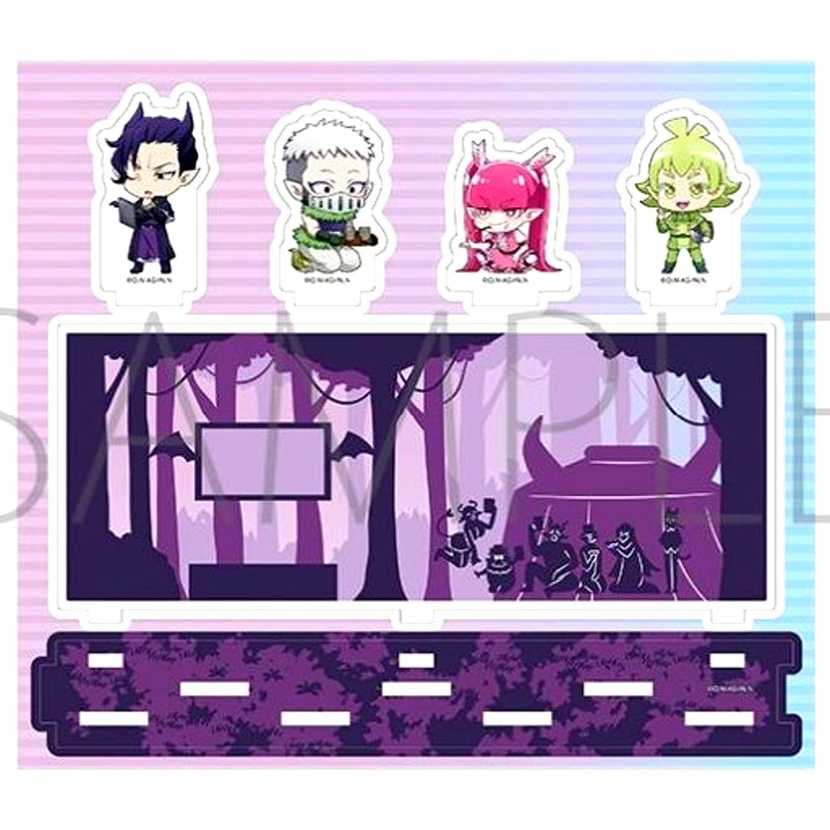Naberius Kalego Balam Shichiro Barbatos Bachiko Robin Harvest Festival Arc Multi Acrylic Stand Welcome to Demon School! Iruma-kun [USED]