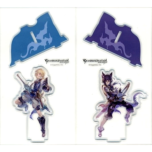 Arthur and Mordred Granblue Fantasy Connected Pair Acrylic Stand GBF Extra Fes 2020 [USED]
