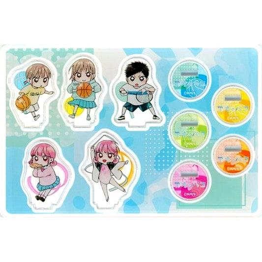 All Characters Blue Box Jump Characters Store Limited Set of 5 Mini Acrylic Figure Illustration Ver. [USED]
