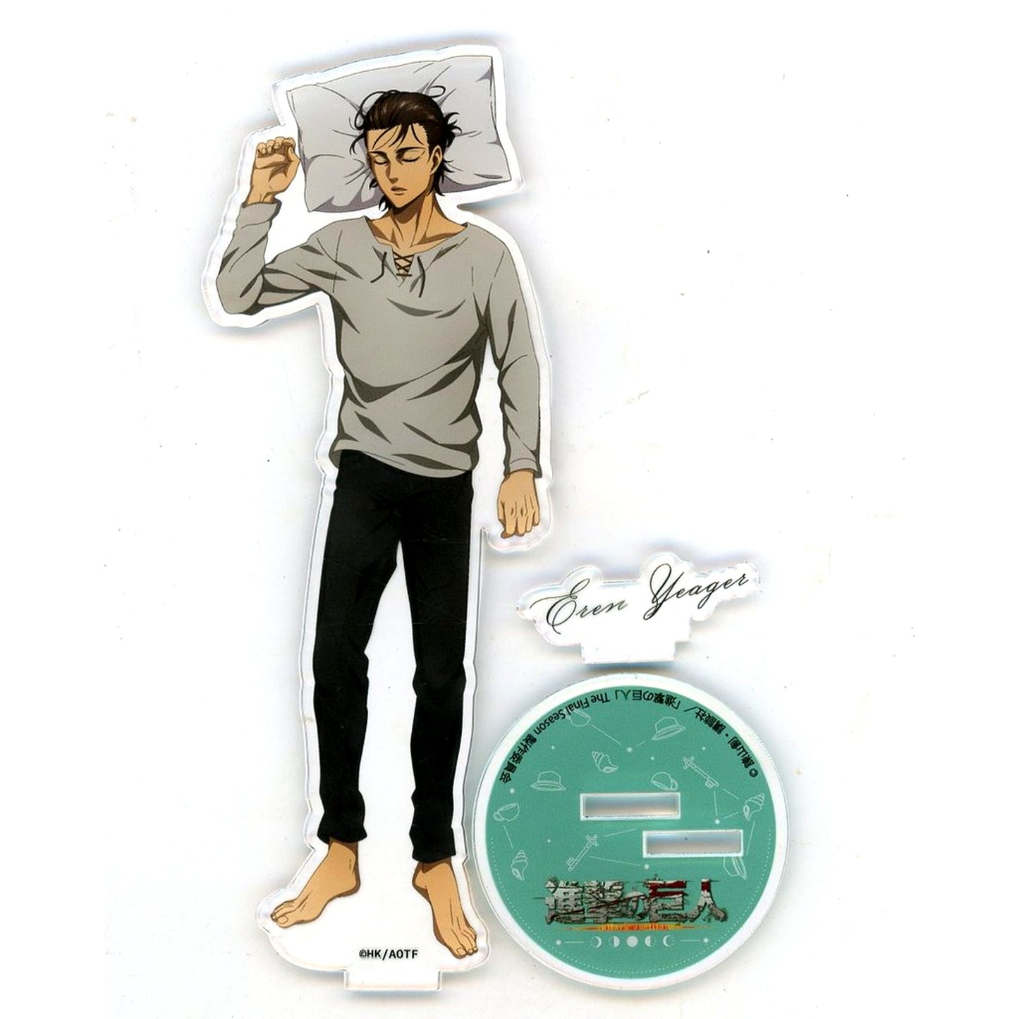 Eren Yeager Attack on Titan Full Scale Ver. Good Night Survey Corps Acrylic Stand The Final Season POP UP SHOP [USED]