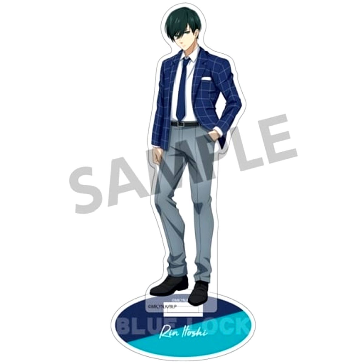 Rin Itoshi Suit Ver. Original Illustration Acrylic Figure Blue Lock [USED]