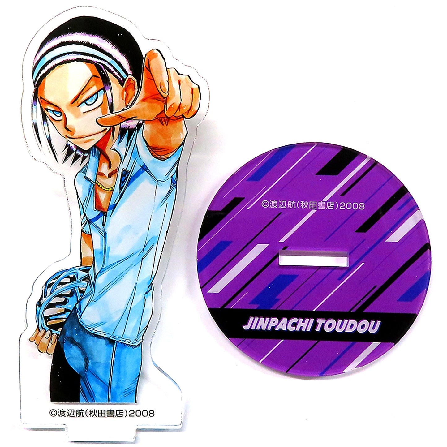 Jinpachi Todo Acrylic Stand with Clip Bonus for Yowamushi Pedal Vol.72 Animate Limited Set B Single Item [USED]