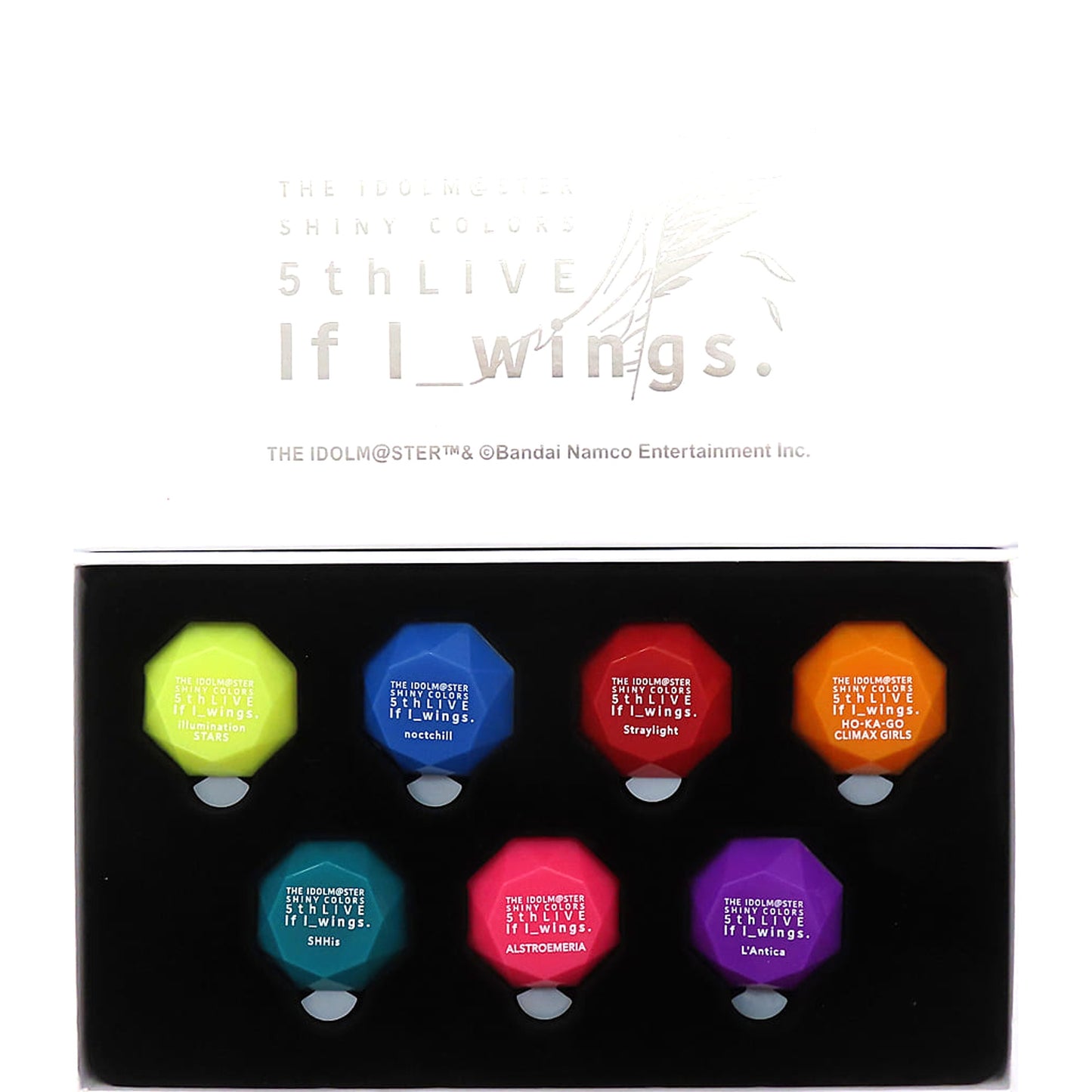THE IDOLM@STER Shiny Colors Official Ring Light Complete Set 5th Live If I_Wings.Limited [USED]