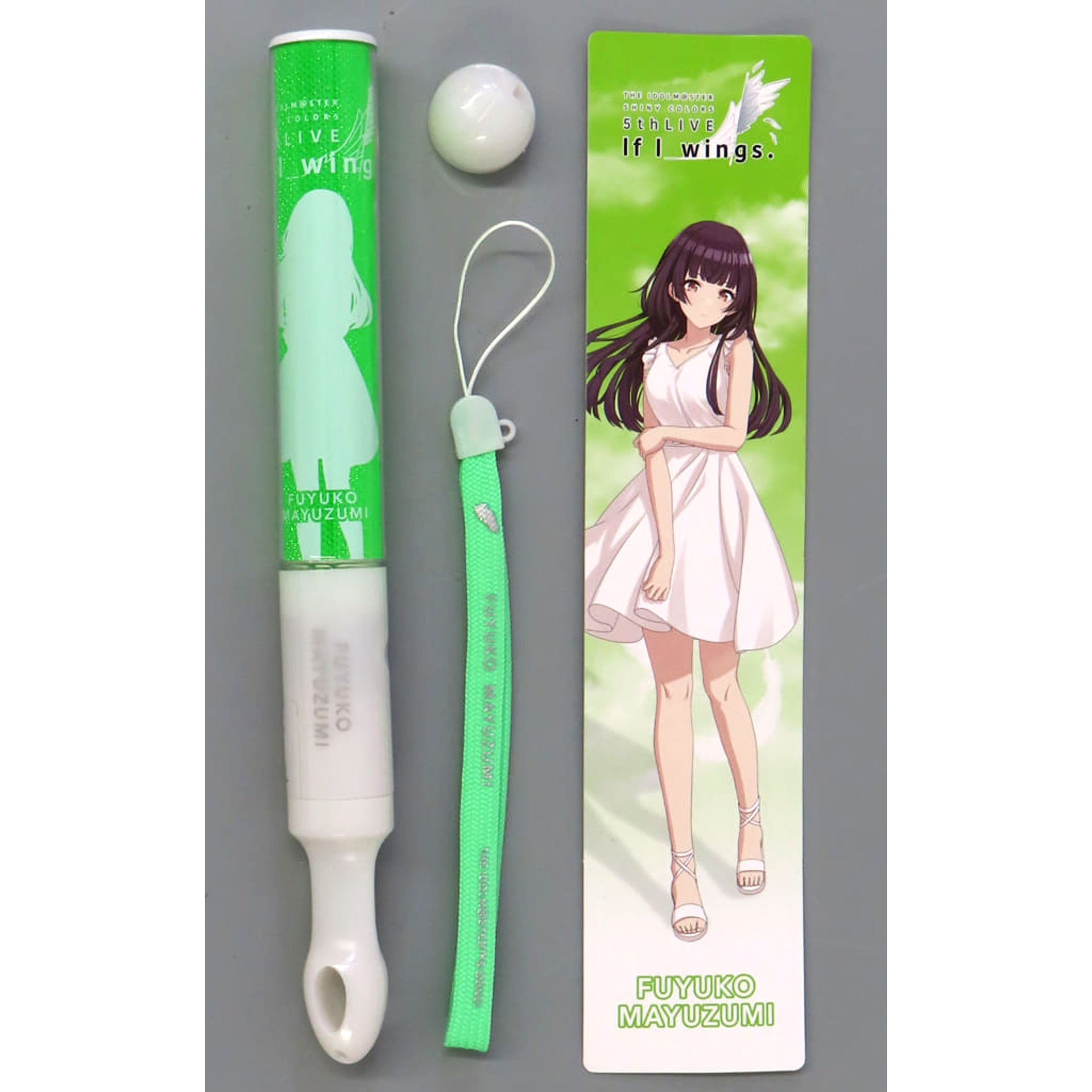 THE IDOLM@STER Shiny Colors Mayuzumi Fuyuko Official Concert Light 5th Live If I_Wings.Limited [USED]