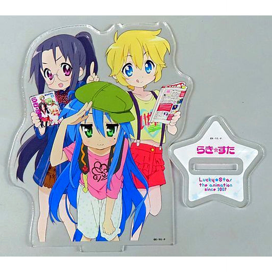 Konata Izumi Patricia Martin Hiyori Tamura Type 3 Prize B-3 Acrylic Stand Figure Kujibikido Lucky Star Lucky Kuji [USED]