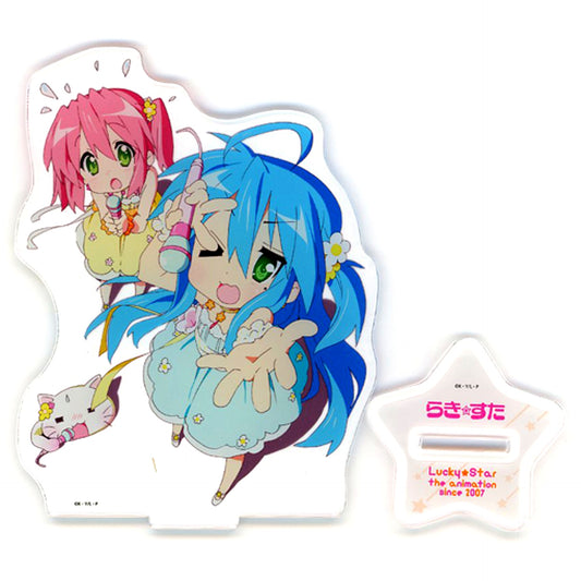 Konata Izumi Yutaka Kobayakawa Type 5 Prize B-5 Acrylic Stand Figure Kujibikido Lucky Star Lucky Kuji [USED]