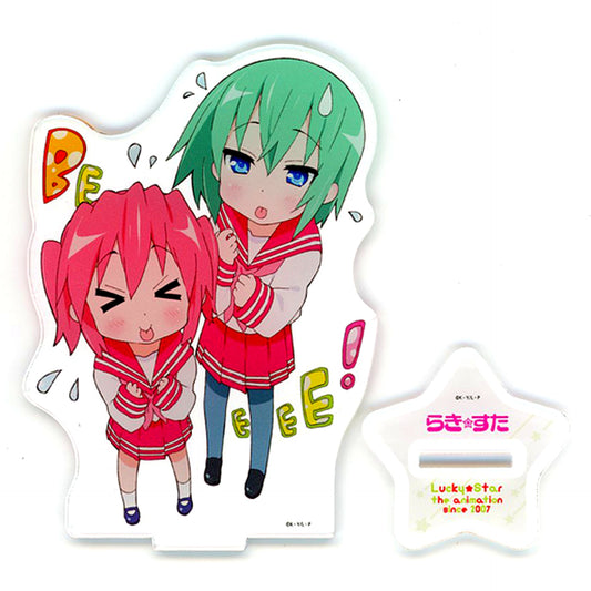 Yutaka Kobayakawa Minami Iwasaki Type 6 Prize B-6 Acrylic Stand Figure Kujibikido Lucky Star Lucky Kuji [USED]