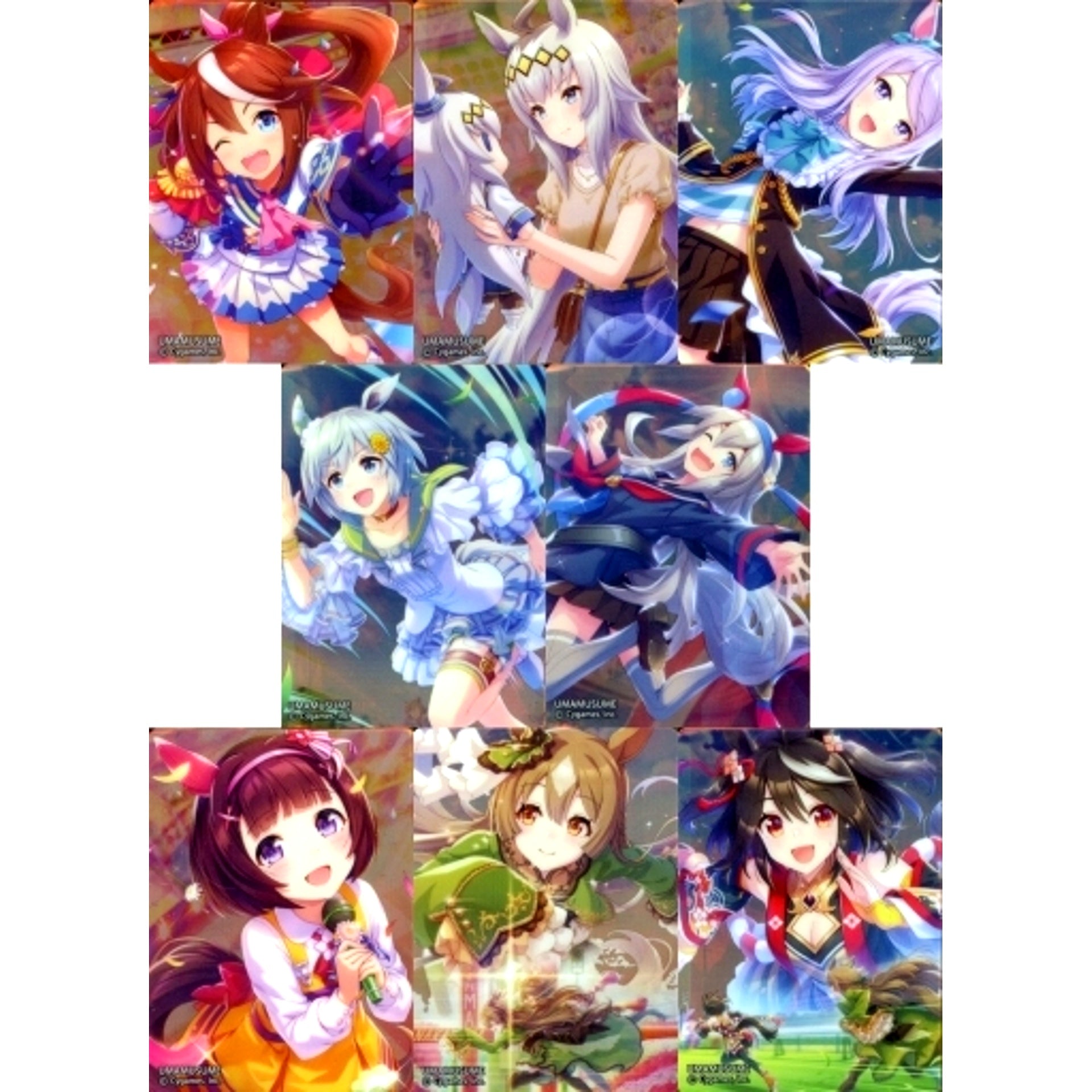 Set of 8 Umamusume: Pretty Derby Noble Art Collection Vol.1 [USED]
