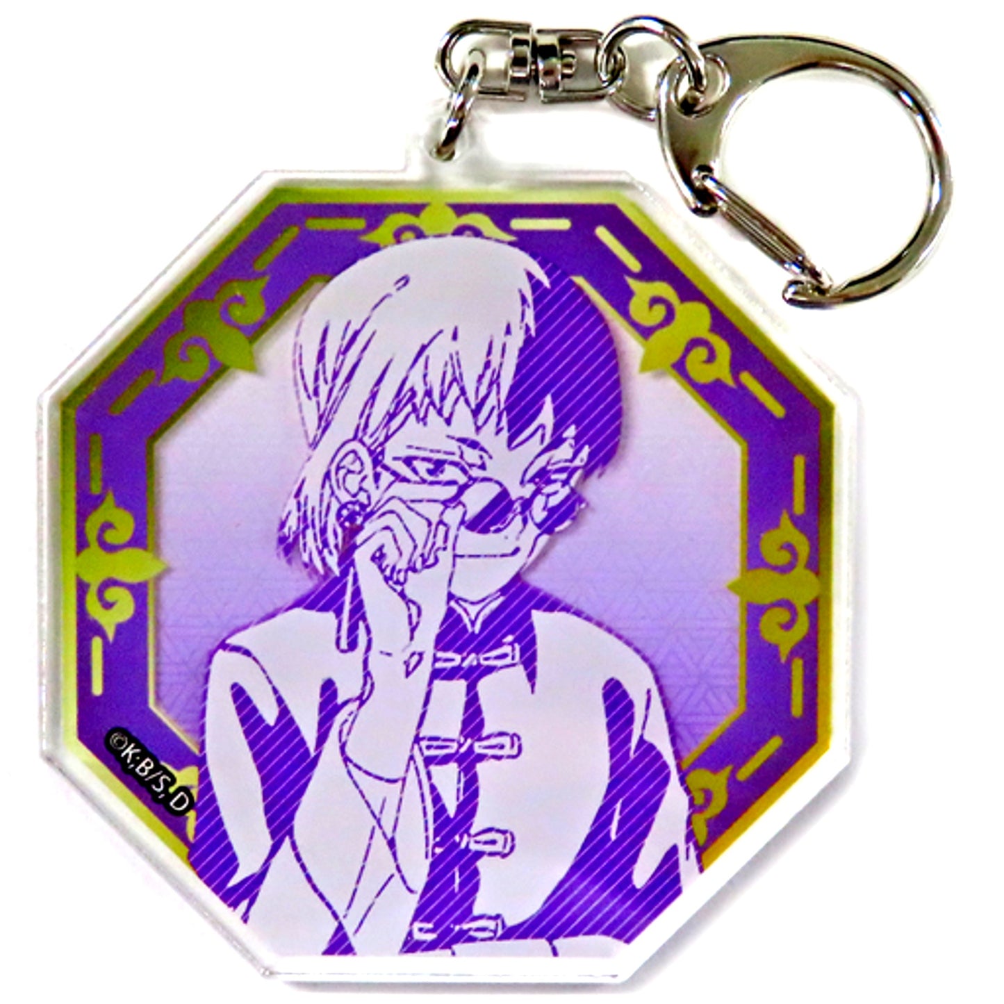Gen Asagiri Dr. STONE Trading Acrylic Keychain Jump Festa 2023 Limited [USED]