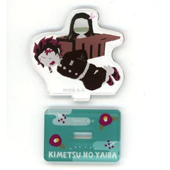 Demon Slayer: Kimetsu no Yaiba Tanjiro Kamado & Nezuko Kamado Mini Acrylic Stand Collection Yuru Palette Hashira Meeting ver. Acrylic Stands [USED]