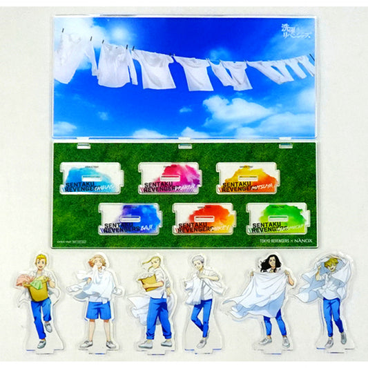 Group A Prize Limited Original Illustration Acrylic Stand Set Tokyo Revengers x NANOX Sentaku Revengers Campaign [USED]