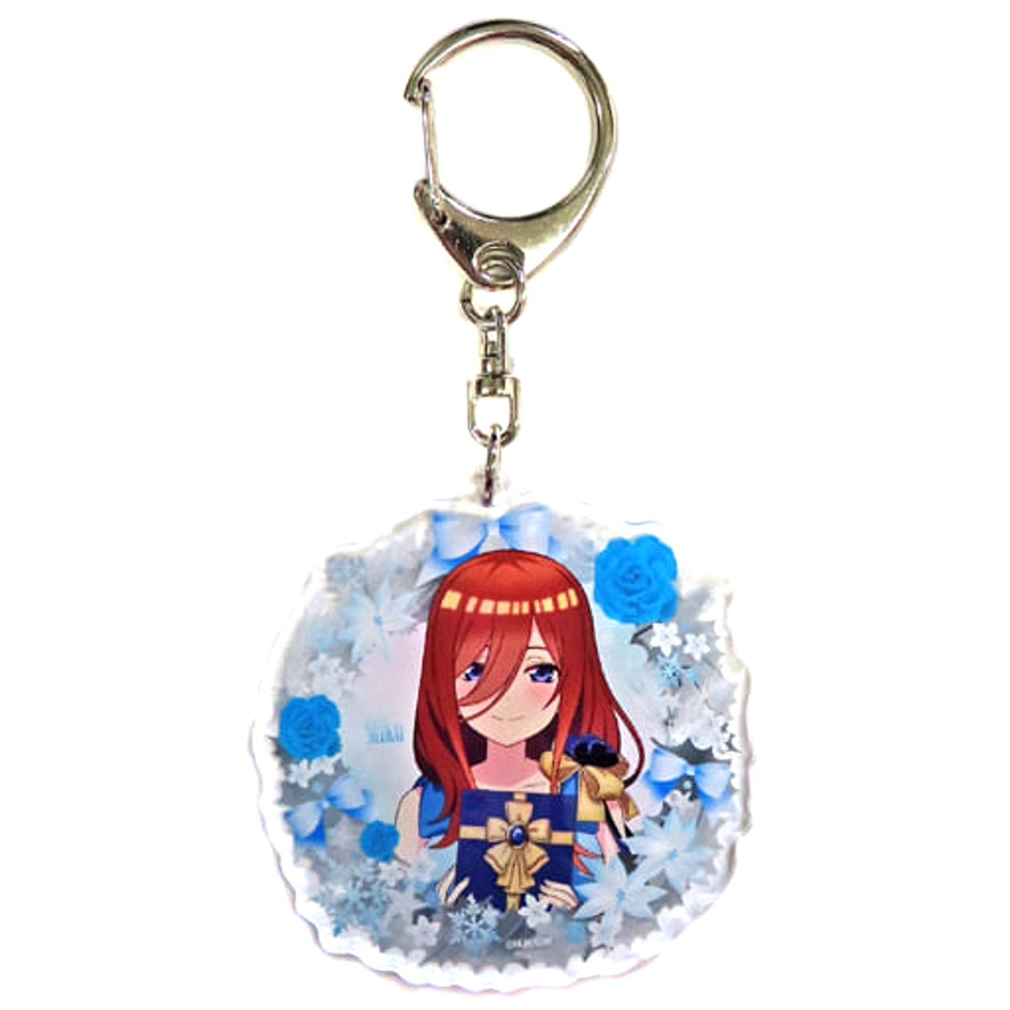 The Quintessential Quintuplets Miku Nakano Christmas Kuji Acrylic Keychain Kujibikido Limited Prize C-3 Keychains [USED]