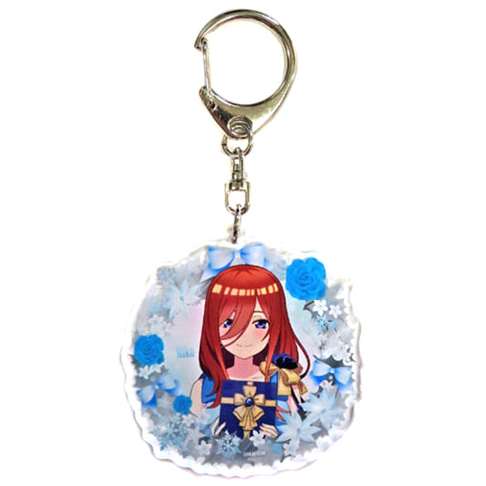 The Quintessential Quintuplets Miku Nakano Christmas Kuji Acrylic Keychain Kujibikido Limited Prize C-3 Keychains [USED]