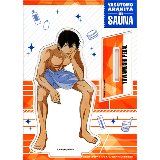 Yasutomo Arakita Yowamushi Pedal LIMIT BREAK Acrylic Figure Stand Sauna Ver. Gokurakuyu RAKU SPA Summer Gokuraku Training Camp [USED]