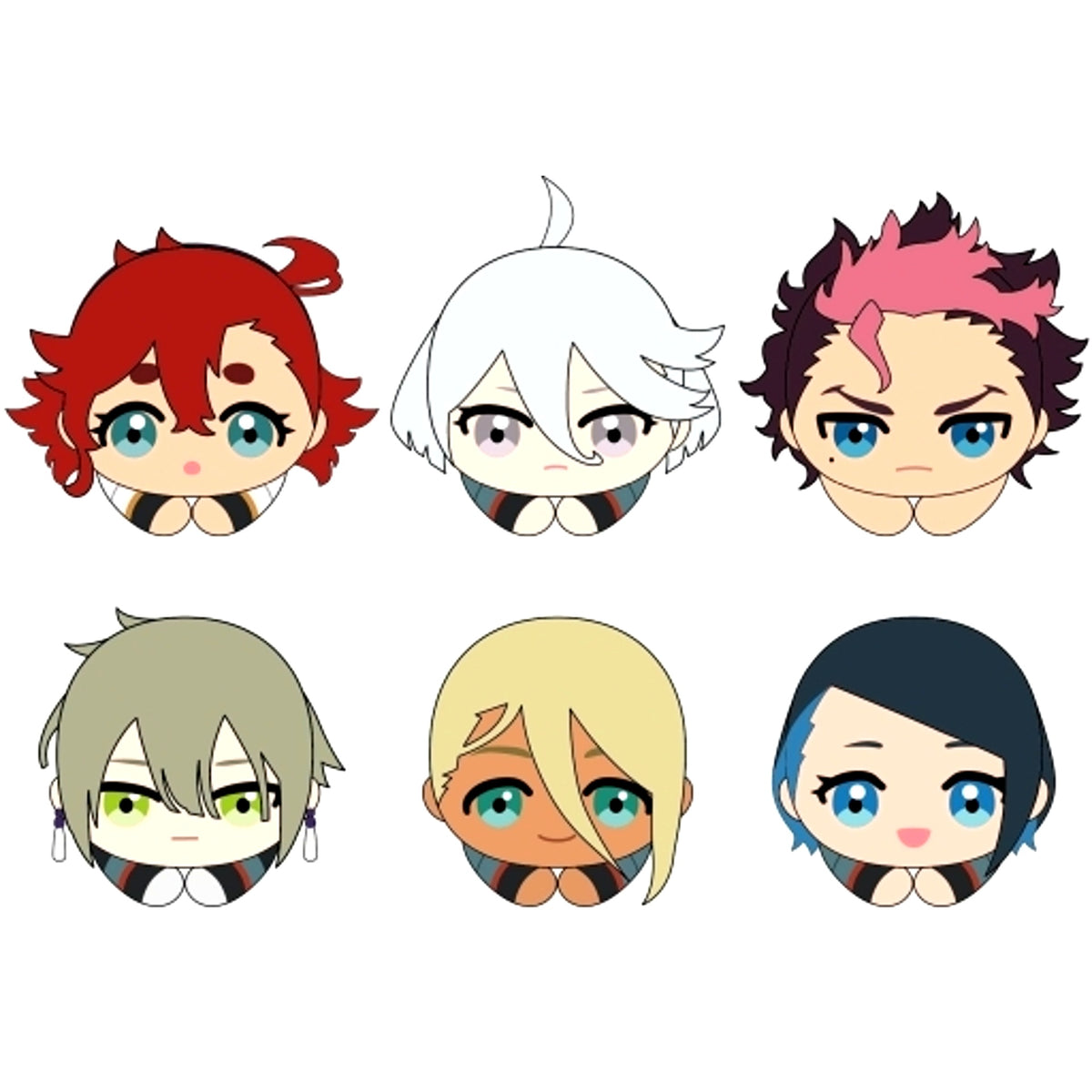 Set of 6 Mobile Suit Gundam The Witch from Mercury Hug Chara Collection [USED]