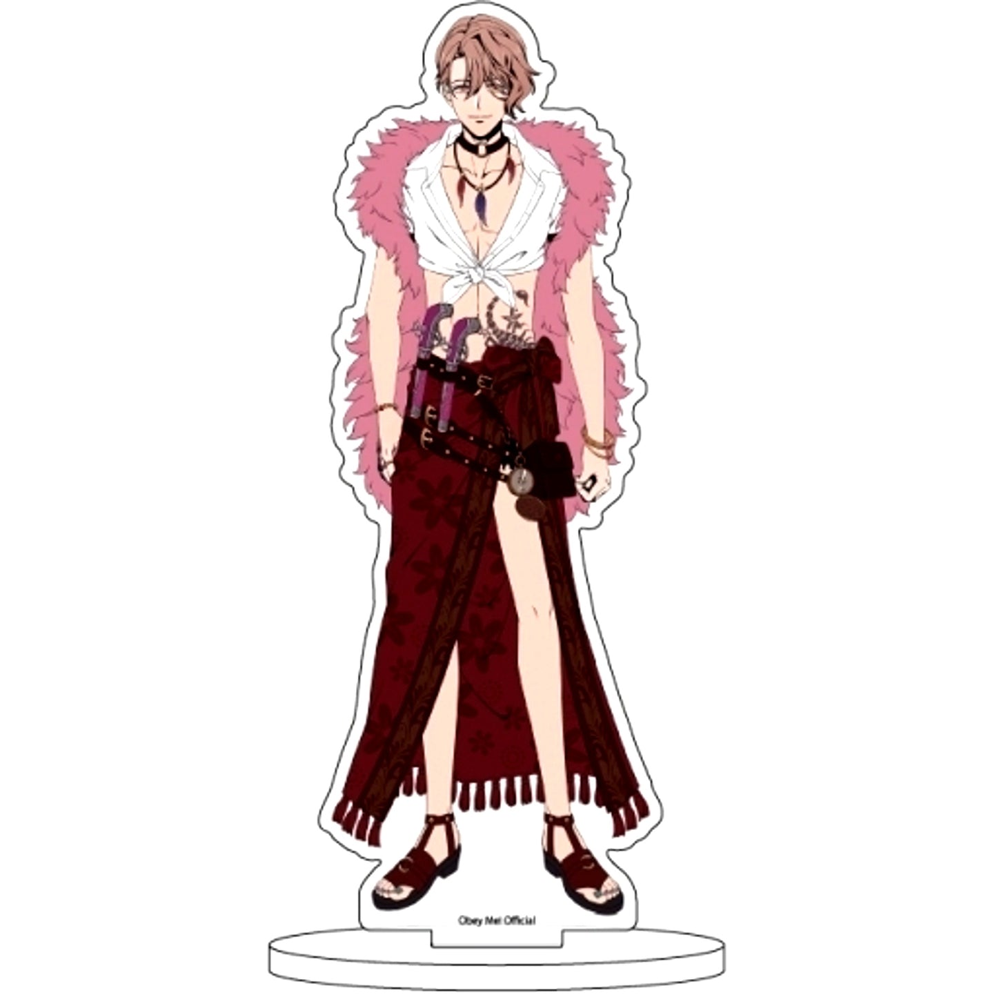 Asmodeus 26. Pirate Ver. Obey Me! Character Acrylic Figure [USED]