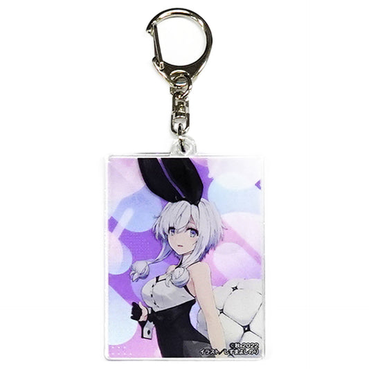 The Misfit of Demon King Academy Misha Necron Playboy Bunny Ver. Dengeki Bunko Kuji Acrylic Keychain Kujibikido Limited Prize C-17 Keychains [USED]