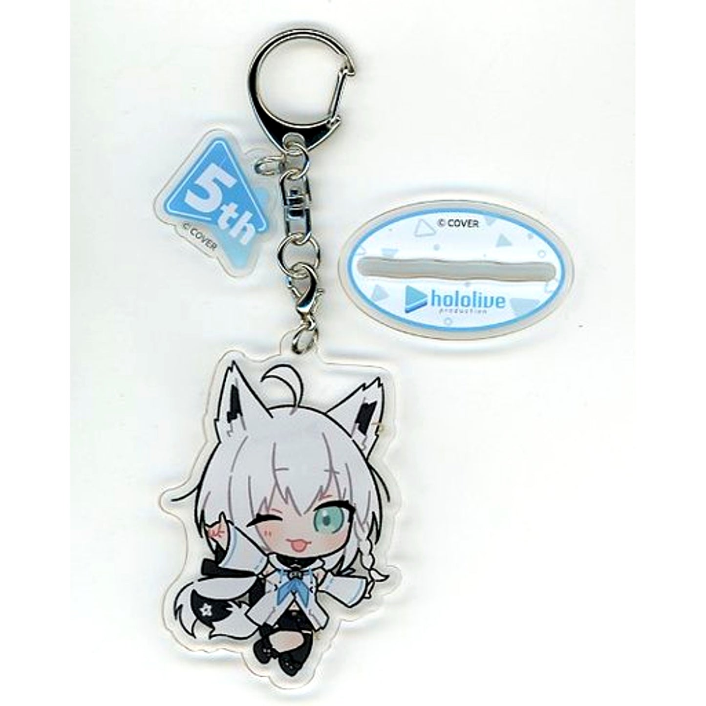 Shirakami Fubuki hololive Acrylic Stand Keychain C101 [USED]