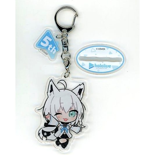 Shirakami Fubuki hololive Acrylic Stand Keychain C101 [USED]