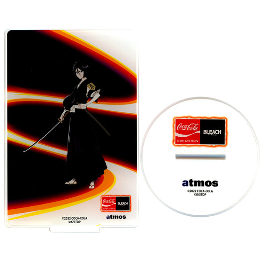Rukia Kuchiki Bleach Thousand-Year Blood War x Coca-Cola Pop-up Store in atmos Shinjuku Acrylic Stand [USED]