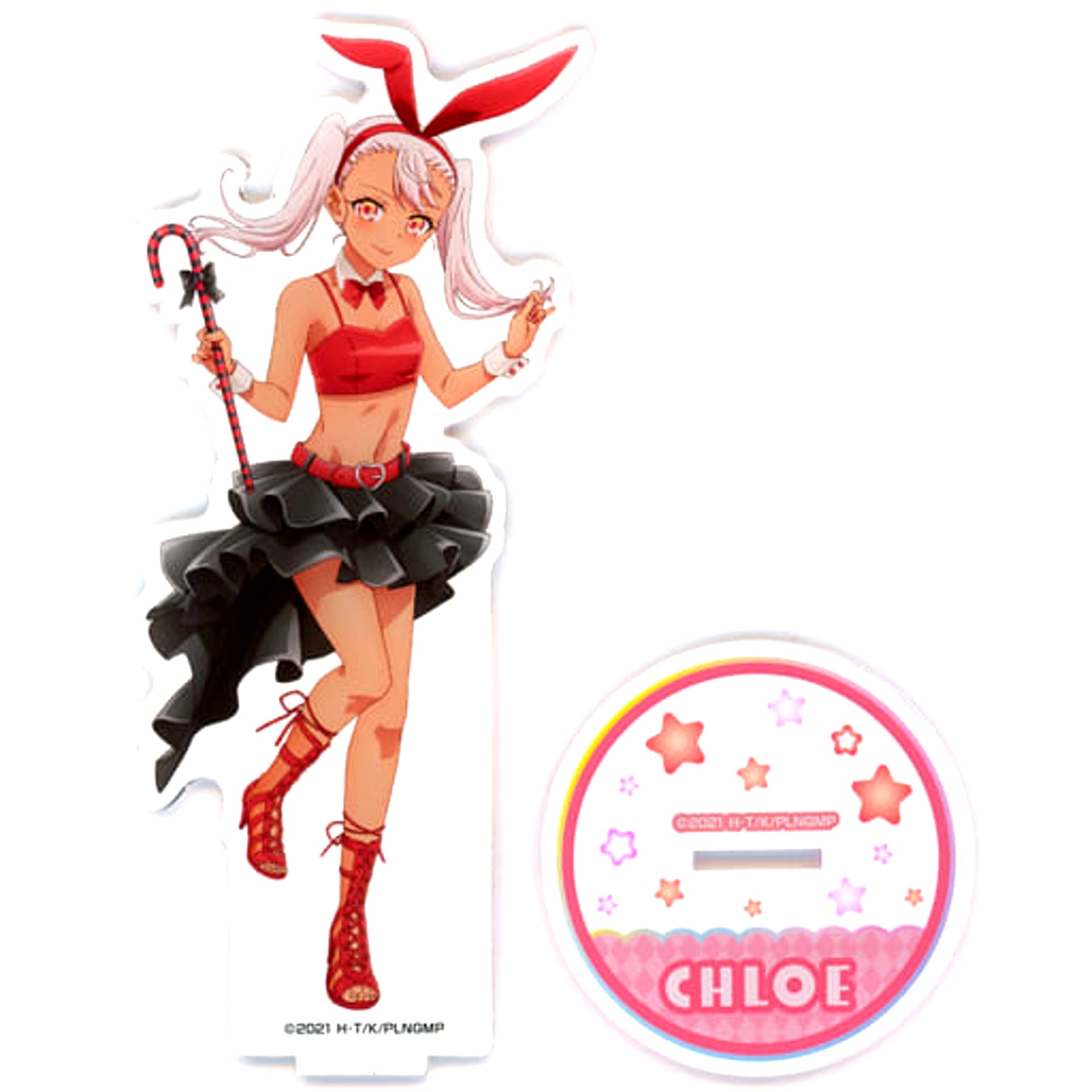 Chloe von Einzbern Fate/kaleid liner Prisma Illya: Licht - The Nameless Girl BIG Acrylic Stand Bunny Ver. [USED]