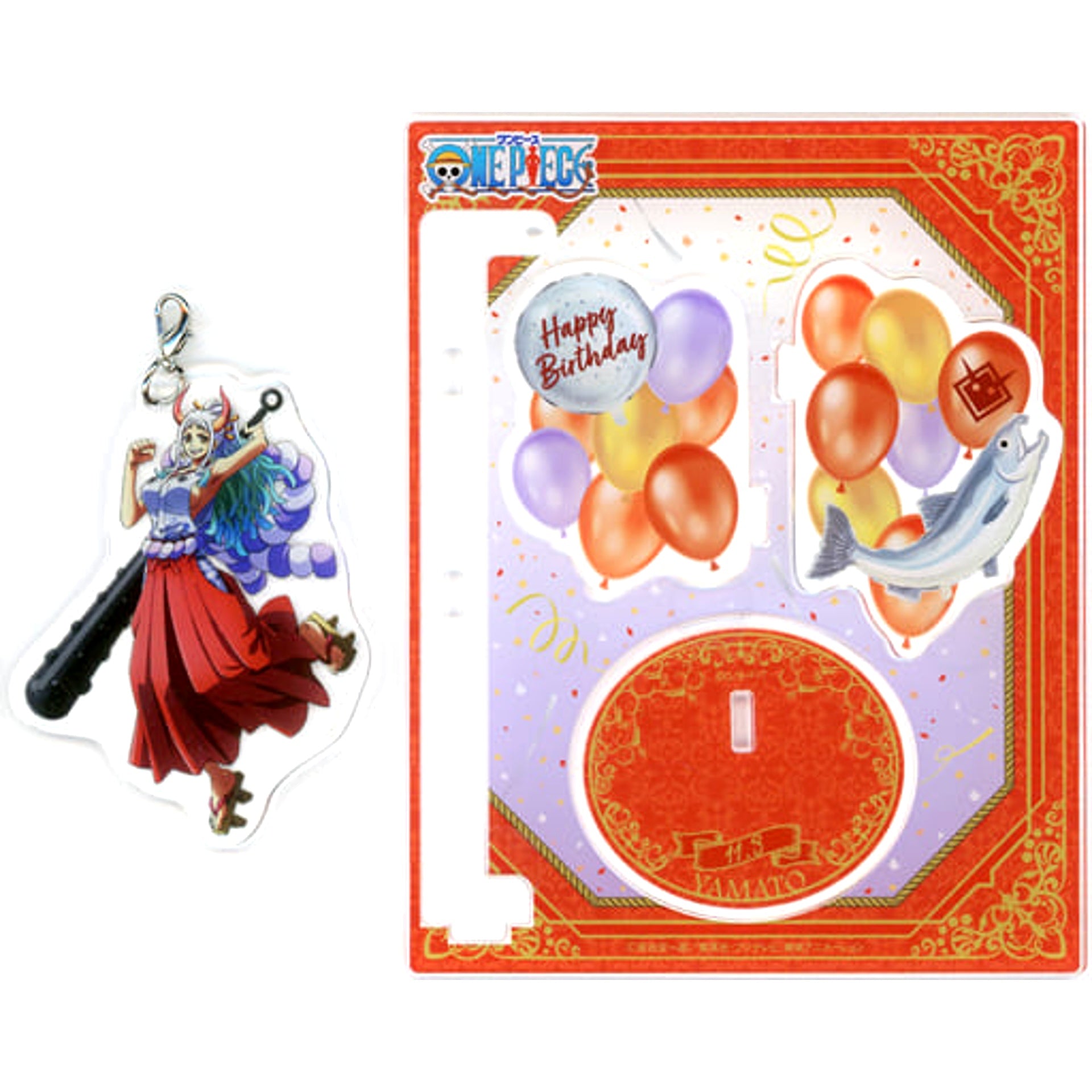 One Piece Yamato Birthday Bobble Acrylic Stand 2022 Acrylic Stands [USED]