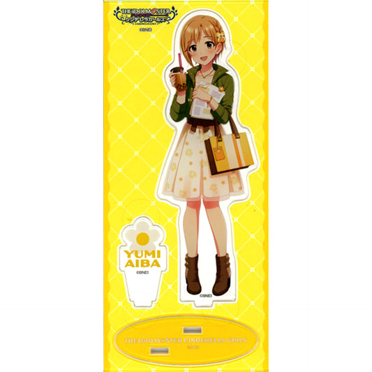 Yumi Aiba Acrylic Stand Idolmaster Cinderella Girls New School Term Fair in Animate [USED]